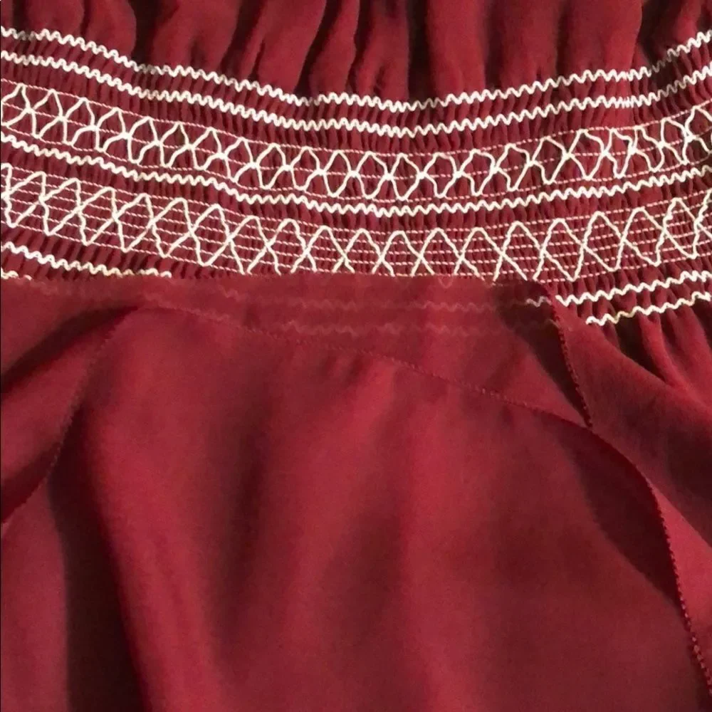 Tory Burch Indie Boho Silk Dress Size 10